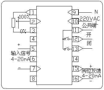 ZXQ98電動(dòng)閥門智能定位器儀表接線方式